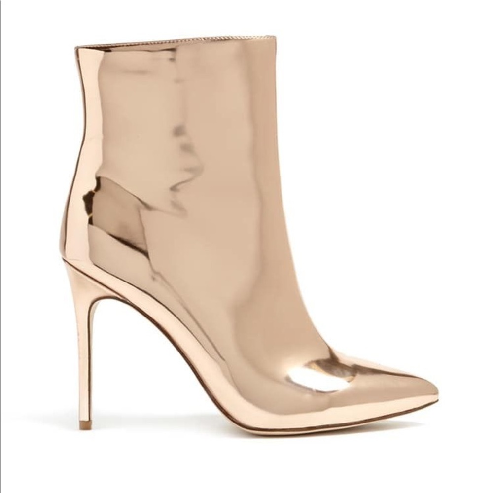 Rose Gold Booties